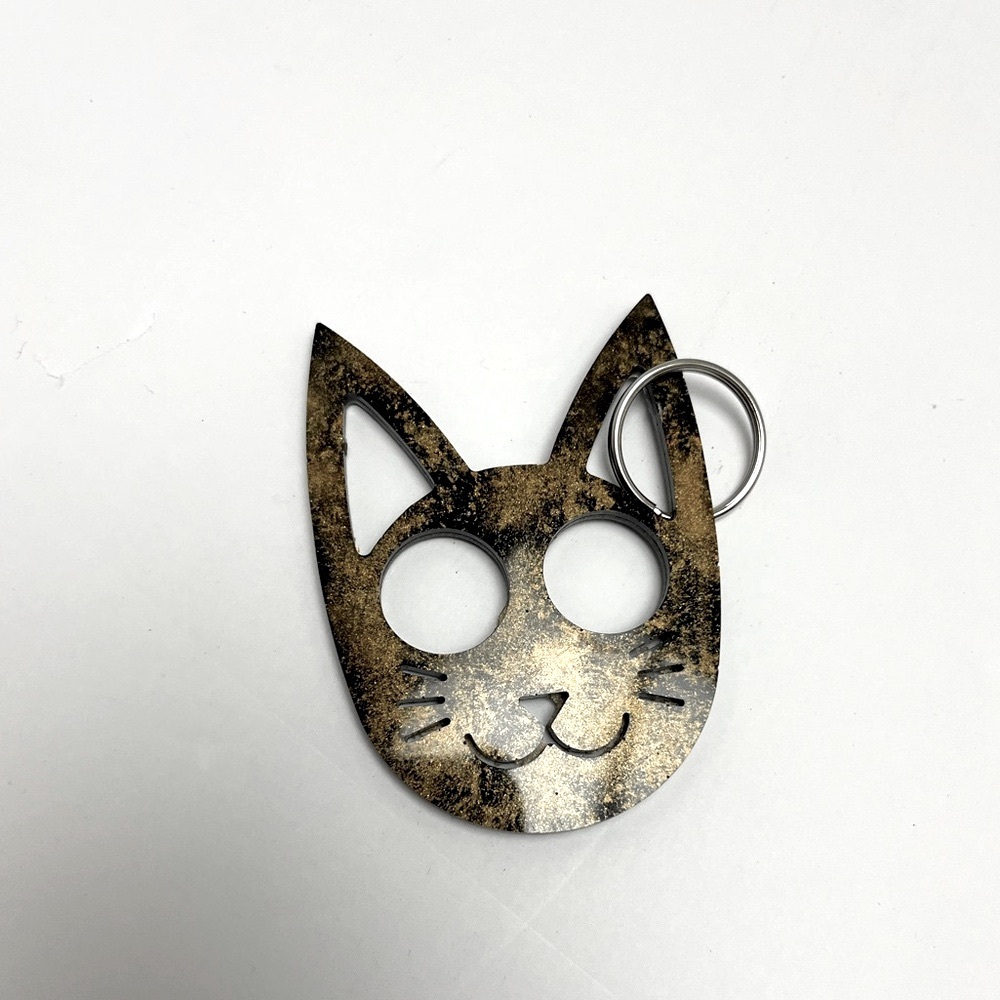 NWOT ⚜️🖤⚜️ Handmade Resin Self Defense Key Chain